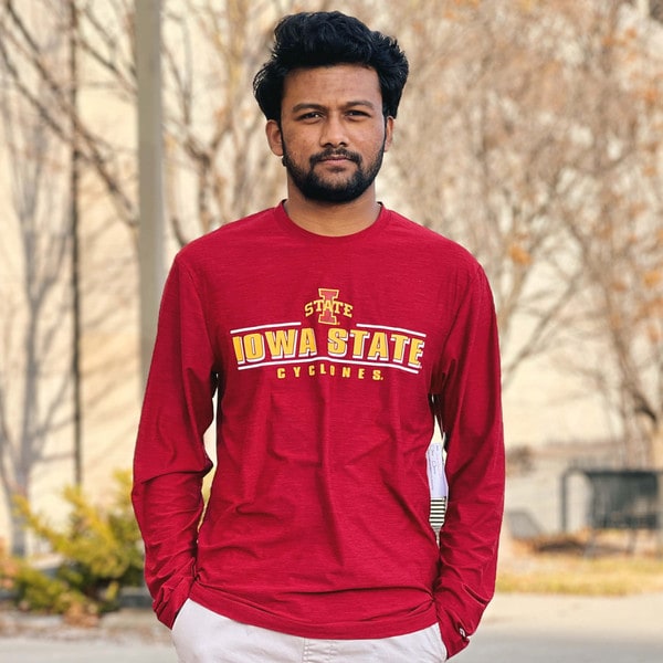 Colosseum I-State Cyclones Cardinal Long Sleeve T-shirt
